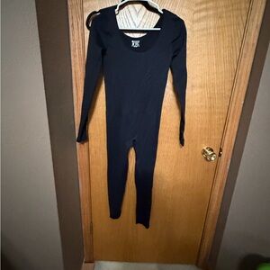 Black women’s long sleeve OQQ size medium jumpsuit
